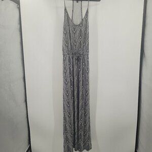 Banana Republic Maxi Racerback Chevron Dress